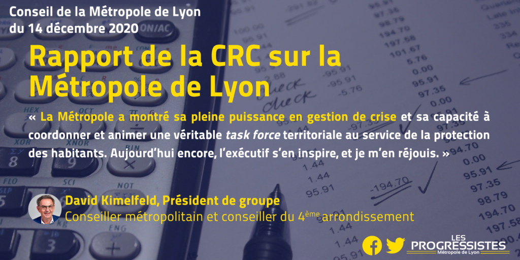 Rapport de la CRC sur la Métropole de Lyon